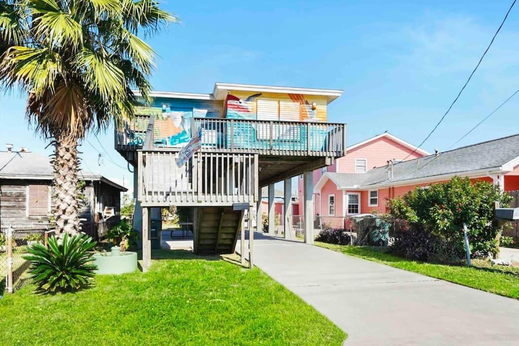 Galveston Beach House Family/Pet Friendly Exteriör bild